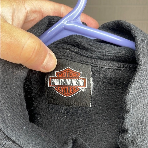 Harley-Davidson Black Men's Sweatshirt Jacket - Picture 4 of 4